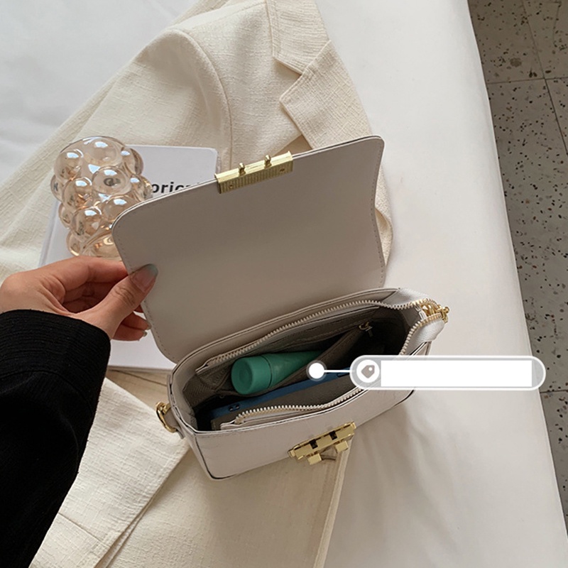 Túi Đeo Chéo Dáng Vuông Nhỏ Họa Tiết Vân Đá Phong Cách Cổ Điển Thời Trang Cho Nữ