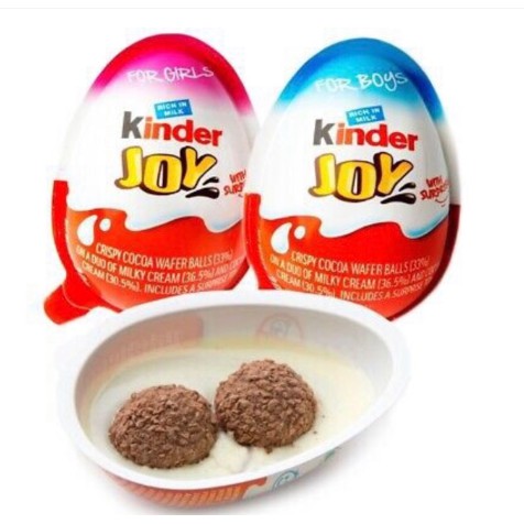 Trứng chocolat e- đồ chơi Kinder Joy HSD 11/2020