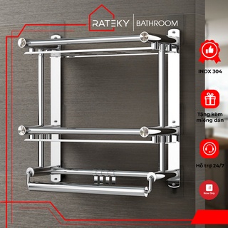 Mua Kệ Inox Nhà Tắm Treo Khăn Dán Tường Tiện Lợi Không Cần Khoan Đục  Giá Inox 304-KI01