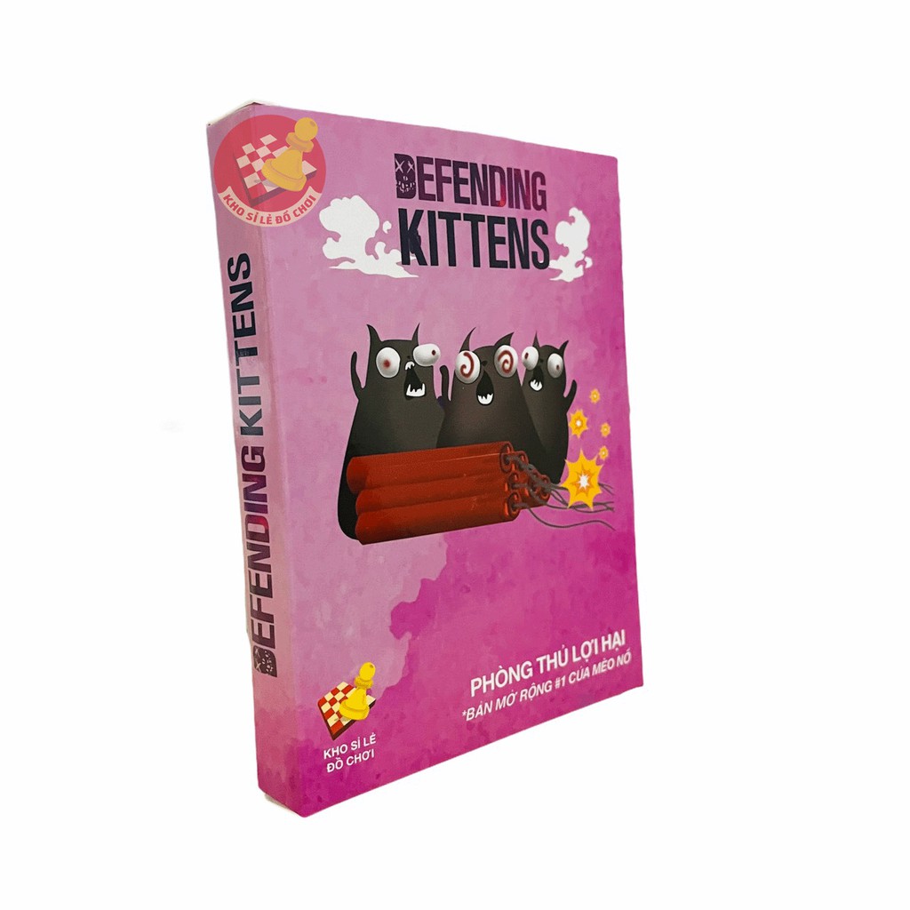 Mèo Nổ Bản Mở Rộng Defending (Tiếng Việt) - Defending Kittens Expansion