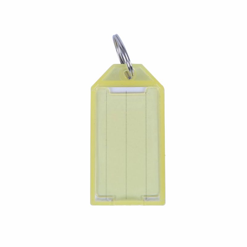 Set 20 Thẻ Ghi Chú Kèm Vỏ Trong Suốt Và Vòng Nhựa ID