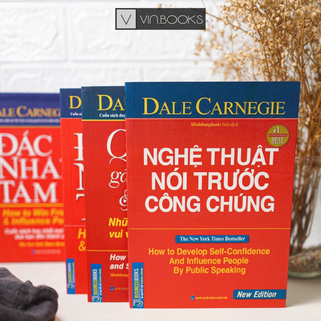 Sách - Combo 3 Cuốn - Đắc Nhân Tâm - Quẳng Gánh Lo Đi & Vui Sống - Nghệ Thuật Nói Trước Công Chúng