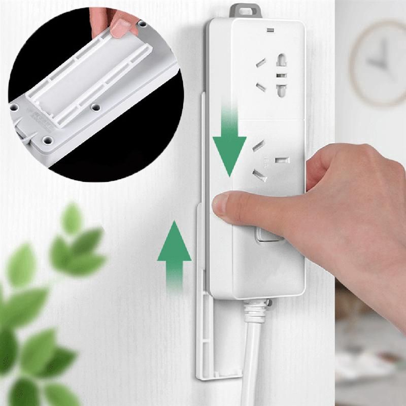 Giá Đỡ Cố Định Ổ Cắm Điện Gắn Tường Tự Dính Tiện Dụng