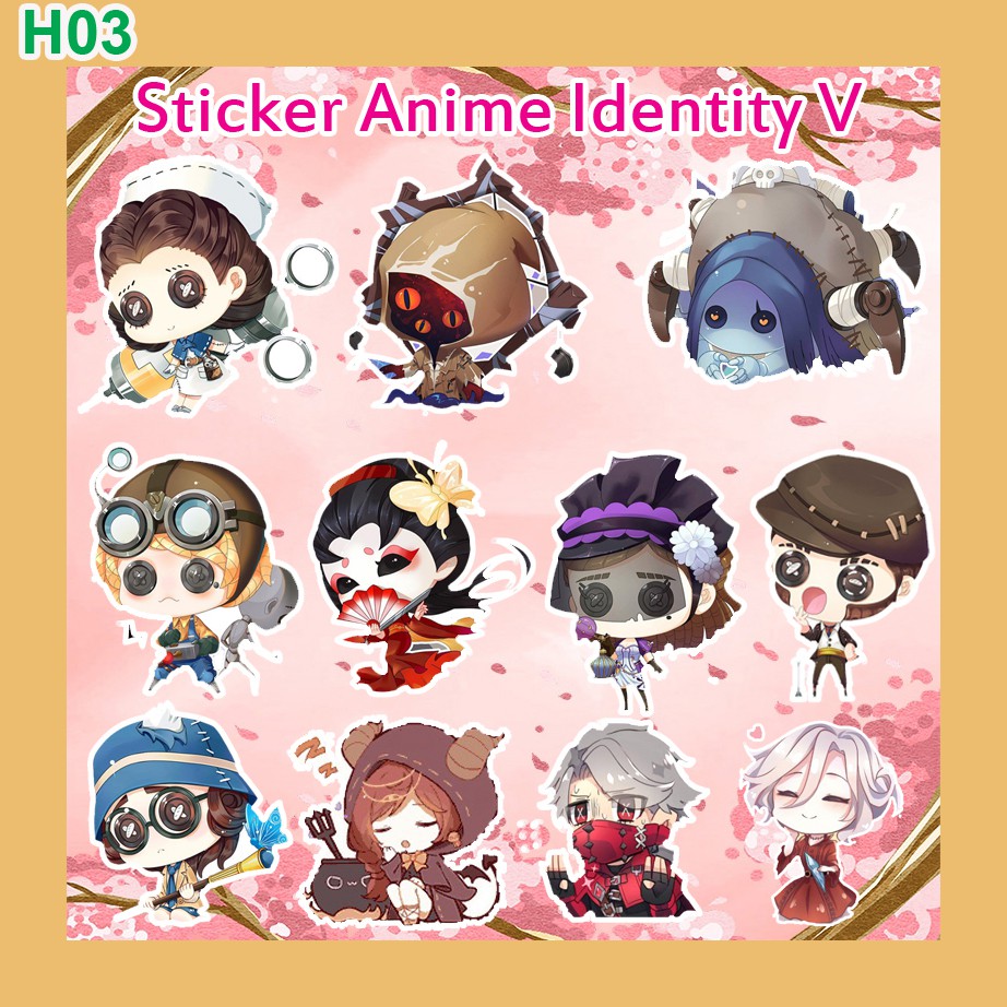 Sticker-hình-dán-anime-Identity V