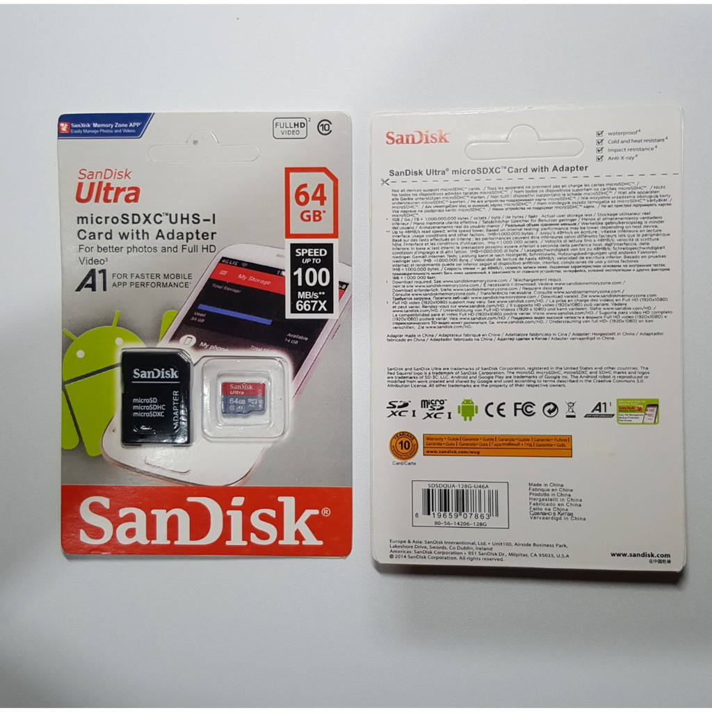 Đầu Đọc Thẻ Nhớ Sandisk Ultra Add 64gb | BigBuy360 - bigbuy360.vn