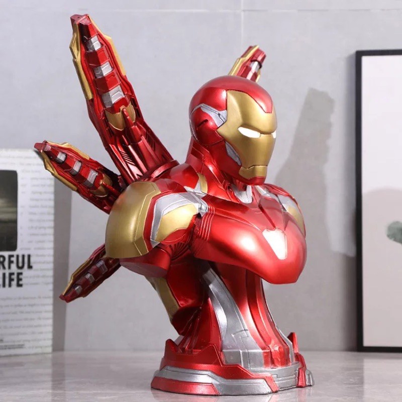 Mô hình tượng bán thân Iron Man MK85 Tỉ lệ 1/2 38cm cao cấp