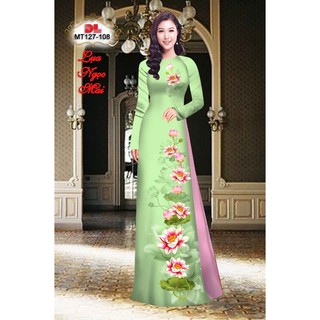 Vải áo dài in hoa
