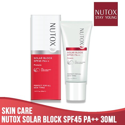 KEM CHỐNG NẮNG NUTOX SOLAR BLOCK SPF45 PA 30ML CHÍNH HÃNG - 3548