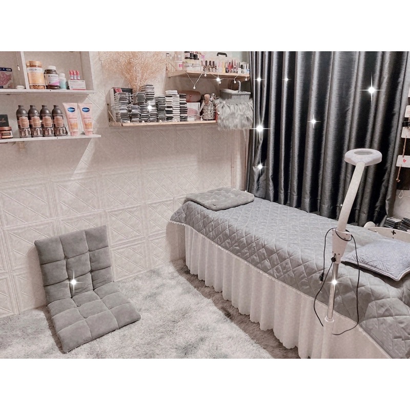 Tấm phủ trần bông cotton, drap giường spa, nail mi , phun xăm kích thước 110x220. | BigBuy360 - bigbuy360.vn