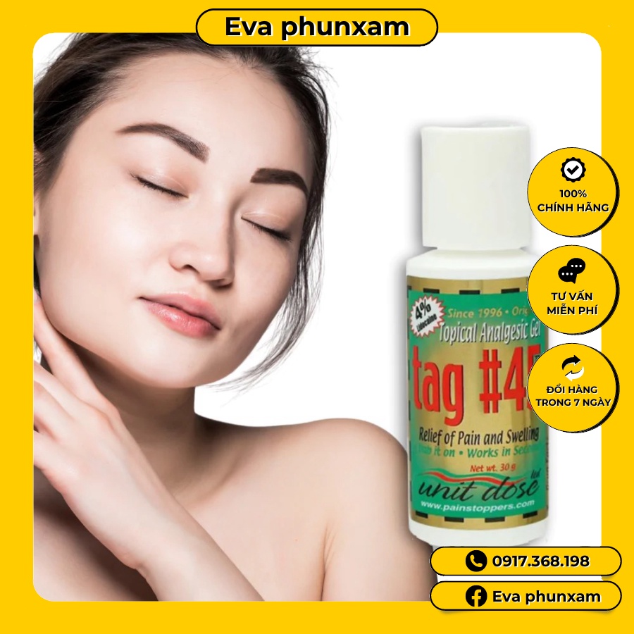 Mực (Tag45) Hàn Dùng Trong Phun Xăm