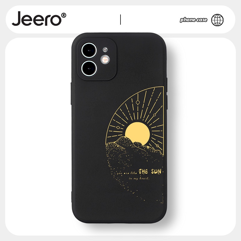 Ốp lưng JEERO Mềm hoạt hình cặp đôi dễ thương đẹp nam nữ Cho iphone 14 13 12 11 Pro Max SE 2020 X XR XS 8 7 ip 6S 6 Plus kute HFF1349