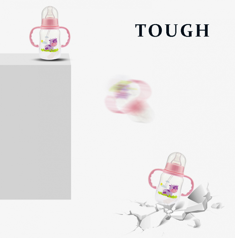 Bình sữa em bé có tay cầm tiện dụng