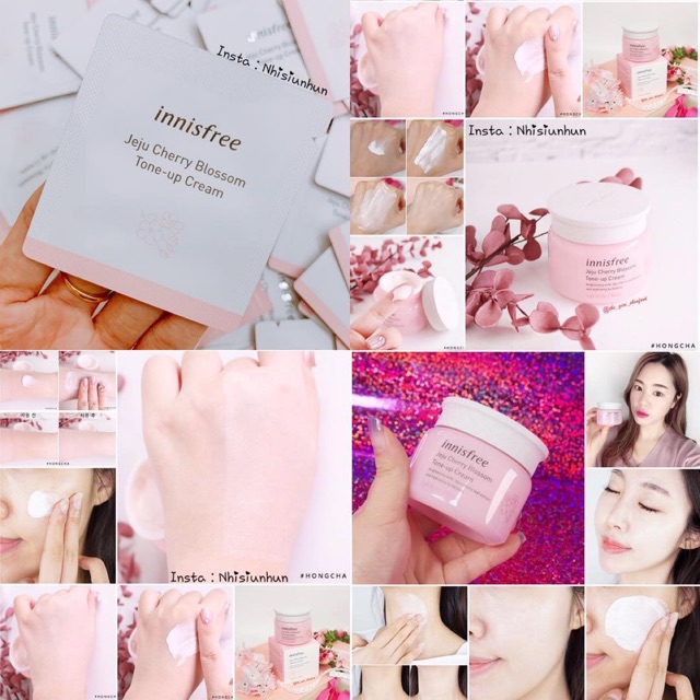 Kem Dưỡng Trắng Da Innisfree Jeju Cherry Blossom Tone Up Cream