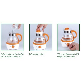 Máy hâm nước pha sữa Fatzbaby FB3006SL - 600ml