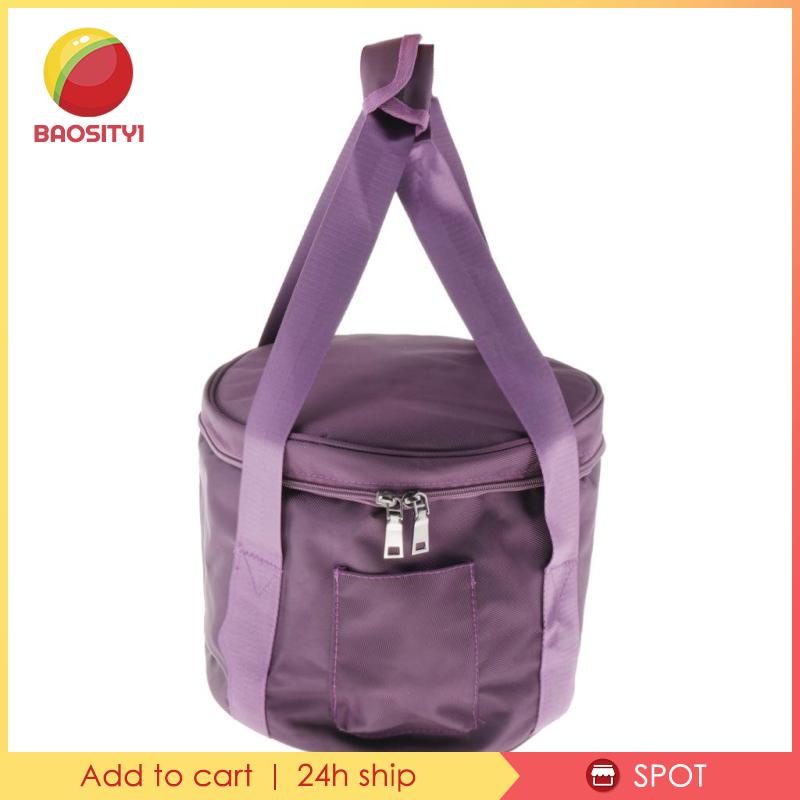 12inch Portable Crystal Singing Bowl Carry Case Travelling Bag Purple