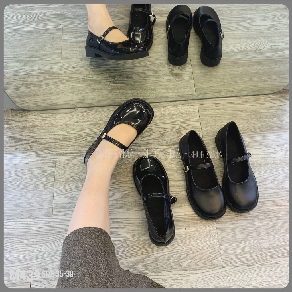 Giày búp bê nữ quai ngang cá tính M439 SHOEBYMAI
