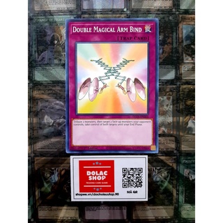 [ ĐỖ LẠC SHOP ] THẺ BÀI YUGIOH MINT 90- TRAP -Double Magical Arm Bind - DLCS-EN066 - Common 1st Edition