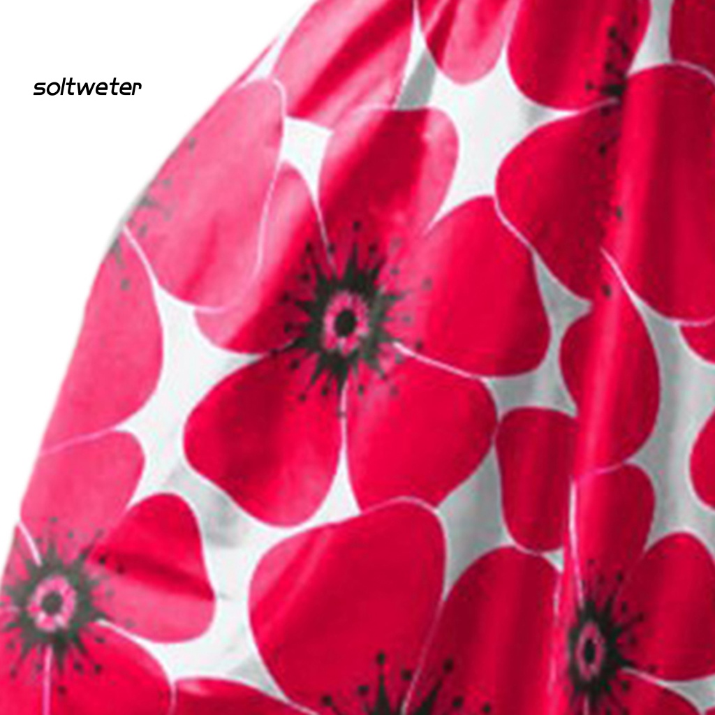 Đầm Đi Biển Tay Lửng Mềm Mại Phong Cách Boho