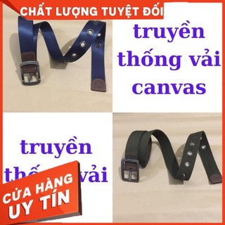 Thắt Lưng Vải Canvas 💖 Thắt Lưng Vải Giá Rẻ
