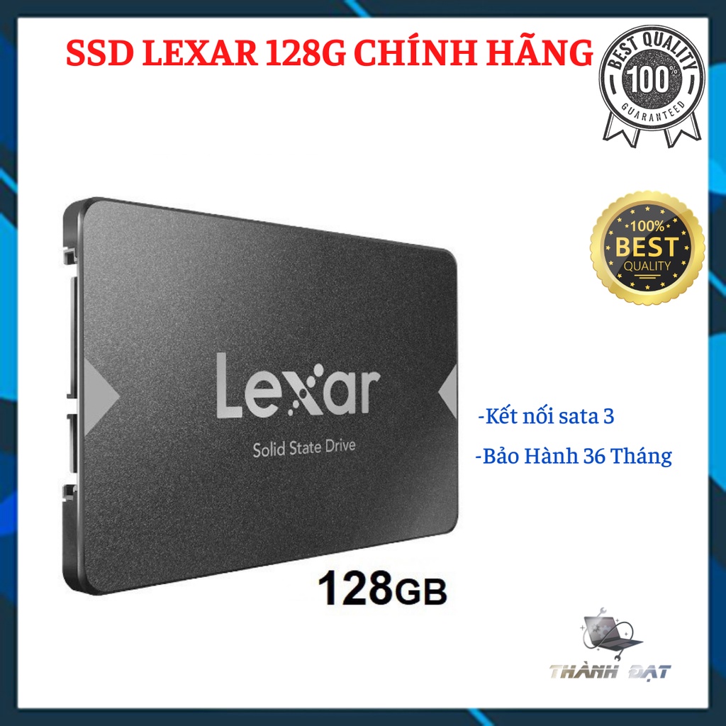 Ổ cứng SSD 128GB Lexar NS100 2.5” SATA III (6Gb/s) Hàng Chính Hãng