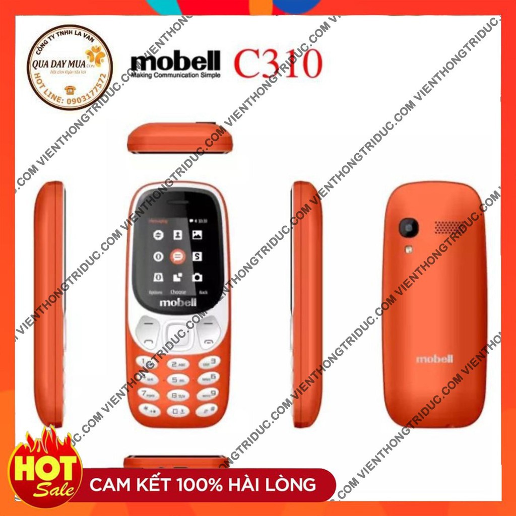 📌BH CHÍNH HÃNG📌 Điện thoại Mobell C310 - Hàng chính hãng - Fullbox Bảo Hành 12 Tháng