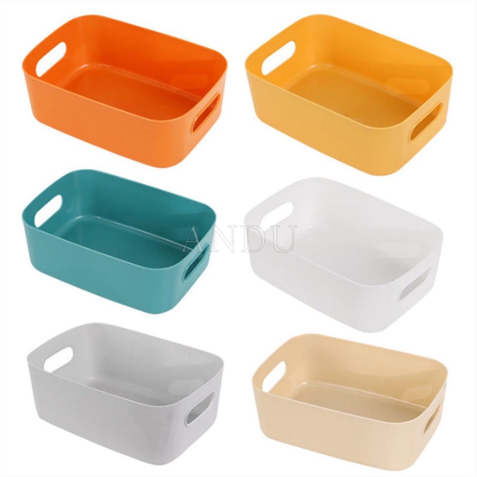 Hộp Đựng Đồ Bằng Nhựa Đa Năng Có Tay Cầm Nhiều Màu Tiện Dụng Cao Cấp