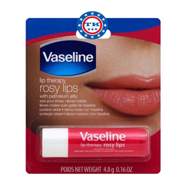 Son Dưỡng Môi Cho Môi Mềm Mại Vaseline Lip Therapy 4.8g - Mỹ