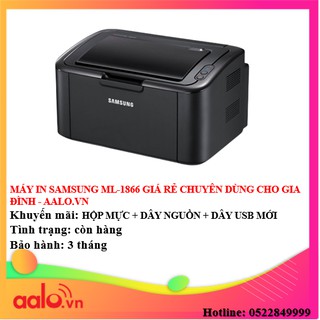 Máy in samsung ml-1866 giá rẻ chuyên dùng cho gia đình - aalo.vn