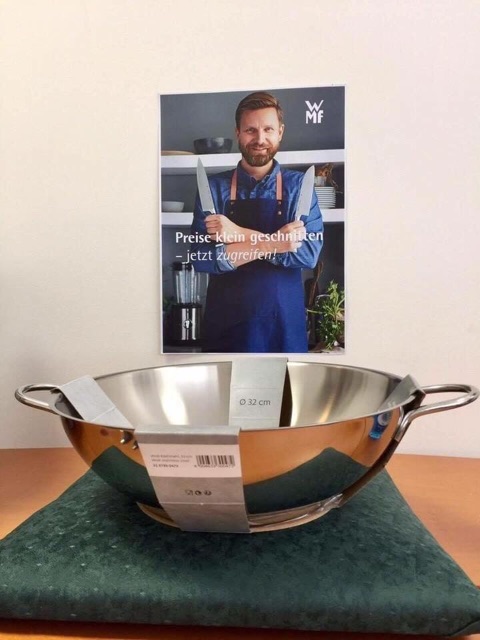 🇩🇪HÀNG ĐỨC-CHẢO XÀO Sâu lòng ĐA NĂNG SILIT WOK 32cm CAO CẤP -chính hãng từ Đức