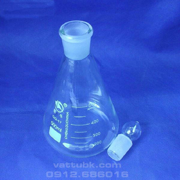 Bình tam giác có nút nhám 500ml