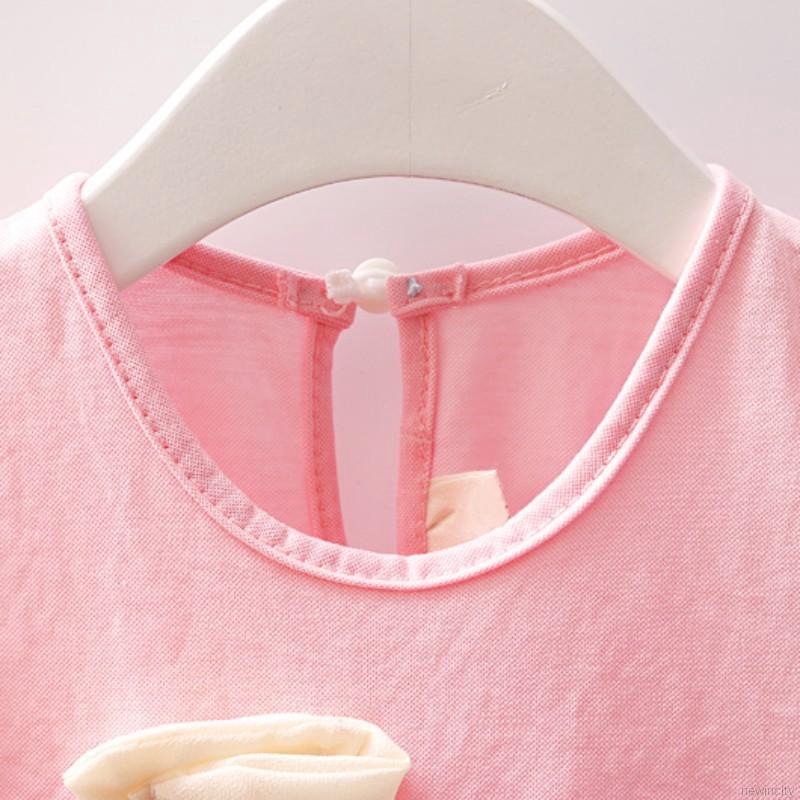 Đầm hoa công chúa dễ thương cho bé gái