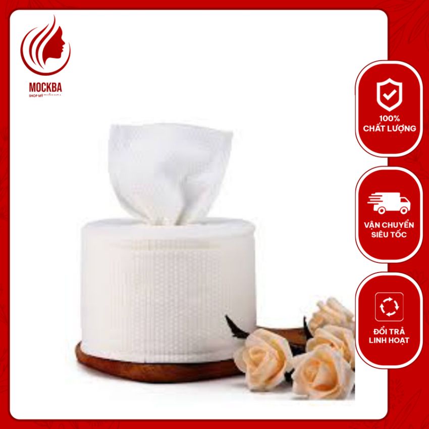 Giấy tẩy trang, Khăn lau mặt túi Hồng Animerry dùng 1 lần, cuộn khăn lau khô, ướt , tẩy trang đa năng nhỏ xinh túi Hồng