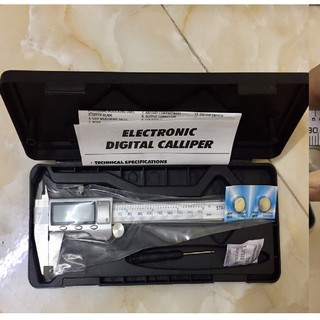 Thước kẹp điện tử 150mm thép chống ghỉ