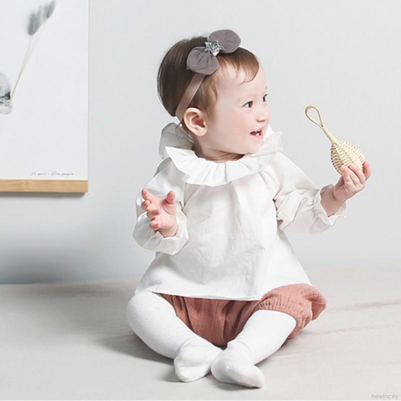 Băng đô cài tóc thắt nơ phối ngôi sao đính sequin dễ thương cho bé gái