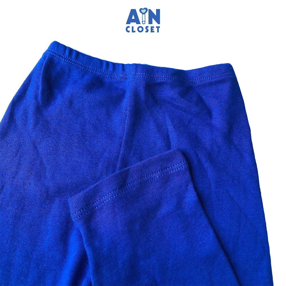 Quần Legging dài bé gái Xanh biển - AICDBTQUUSGW - AIN Closet
