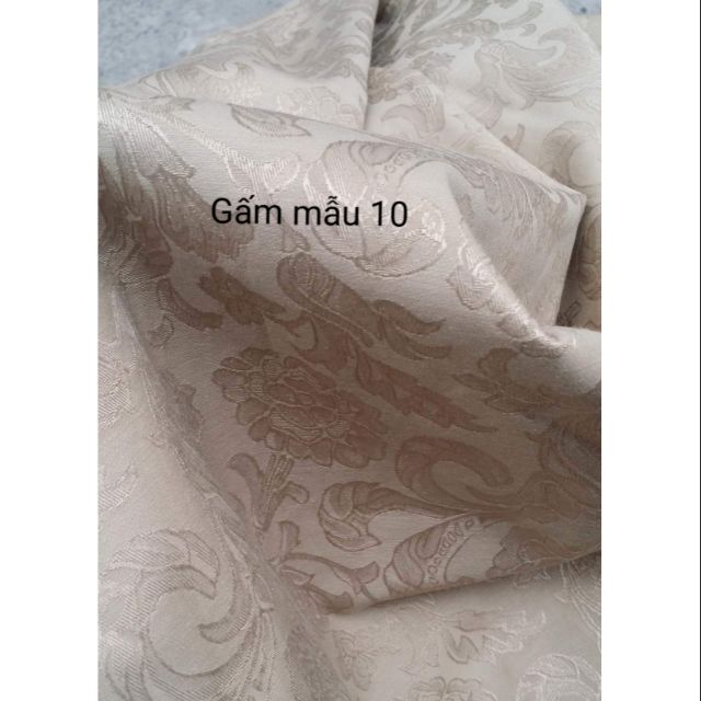 Gấm may rèm, gối tựa siêu sang ( Gấm may Tết)