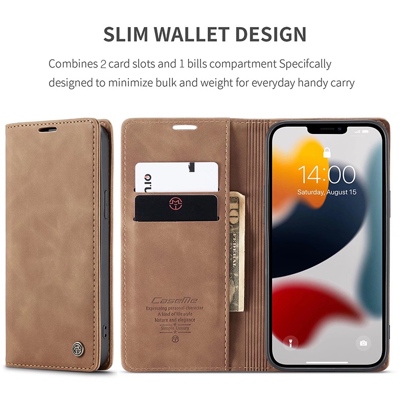 Ốp Điện Thoại Da Từ Tính Đế Lật Mềm Có Ngăn Đựng Thẻ Cho iPhone XS MAX XR X XS 8 7 6 6S Plus 8 7 6 6S 5S 5 SE2020