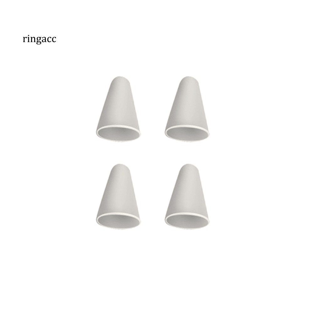 Bộ 4/8 nắp bọc ngòi bút cảm ứng stylus mềm mịn cho Apple Pencil 1/2