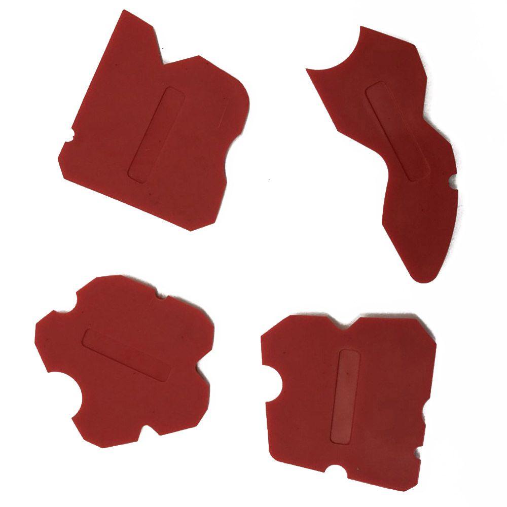 Set 4 / 8 / 12 Dụng Cụ Nạo Keo Bằng Silicone Dành Cho Trang Trí Nhà Cửa