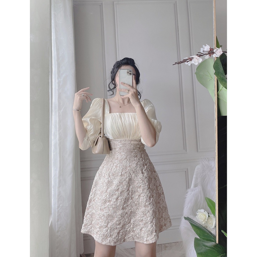 Đầm Bigsize tơ hoa DA0012-Đủ size từ 50-85KG | BigBuy360 - bigbuy360.vn