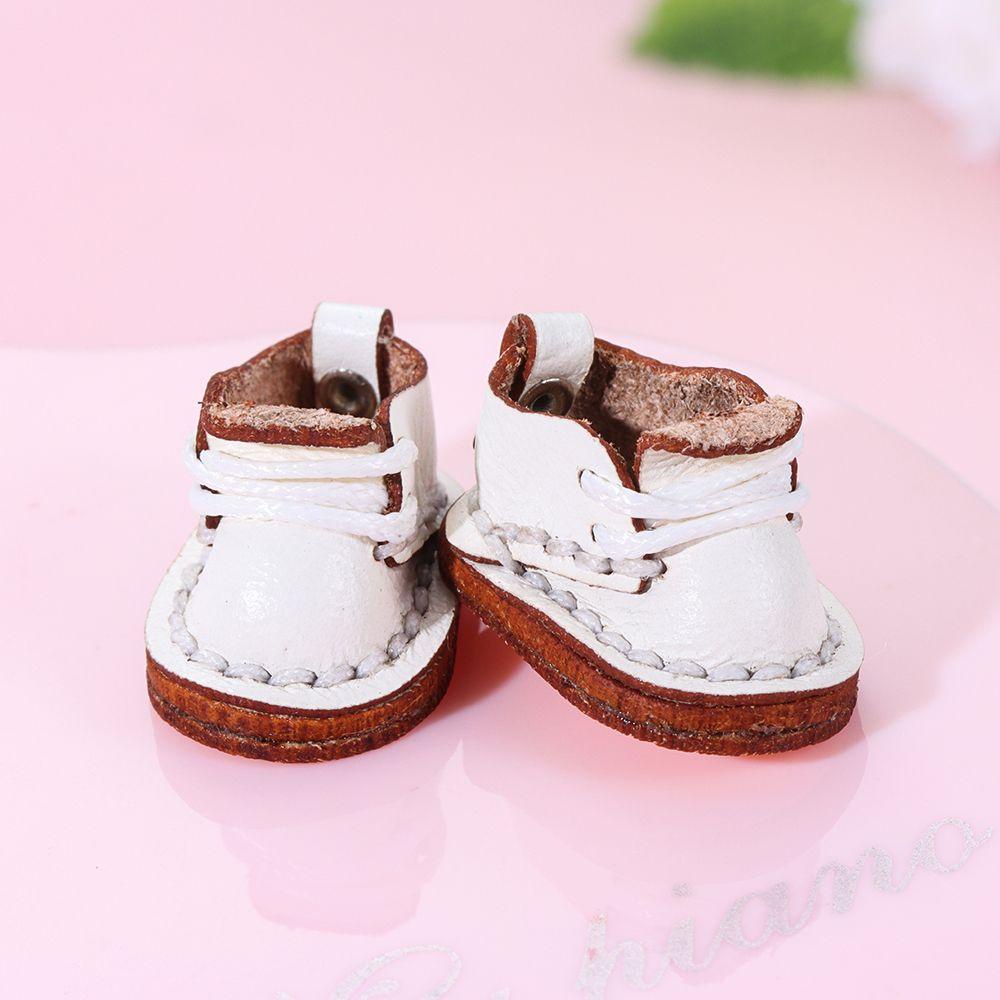 Giày Boot Da Bò 1 / 12BJD Cho Búp Bê 1 / 11 OB11