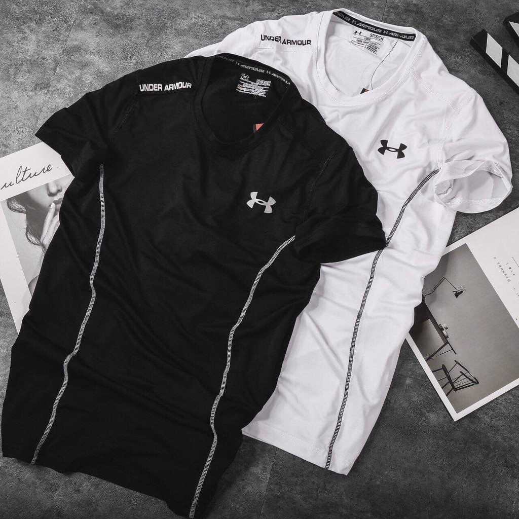 Áo Cổ tròn Vải thun lạnh thoáng mát co giãn chuẩn form Thể Thao Tập gym | BigBuy360 - bigbuy360.vn