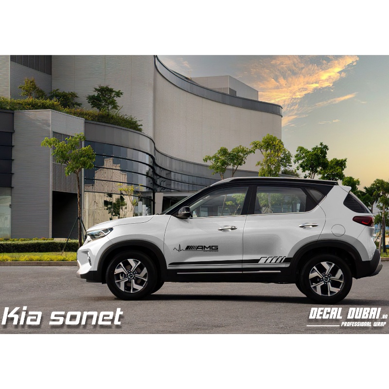 Tem Dán Xe Kia Sonet Mẫu Mới Thể Thao - Tem Xe Sonet Theo Yêu Cầu
