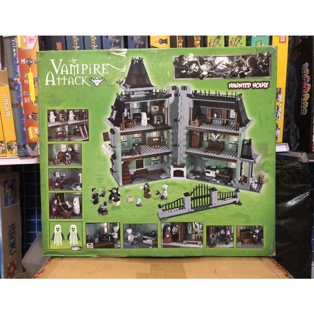 Xếp Hình Ngôi Nhà Ma Quái Monster Leji 80011