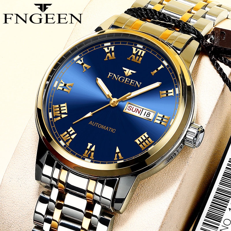 Đồng hồ nam chính hãng FNGEEN Giả Cơ, Hàng Đeo Lên Tay Rất Đẹp (MÃ: Fn21)
