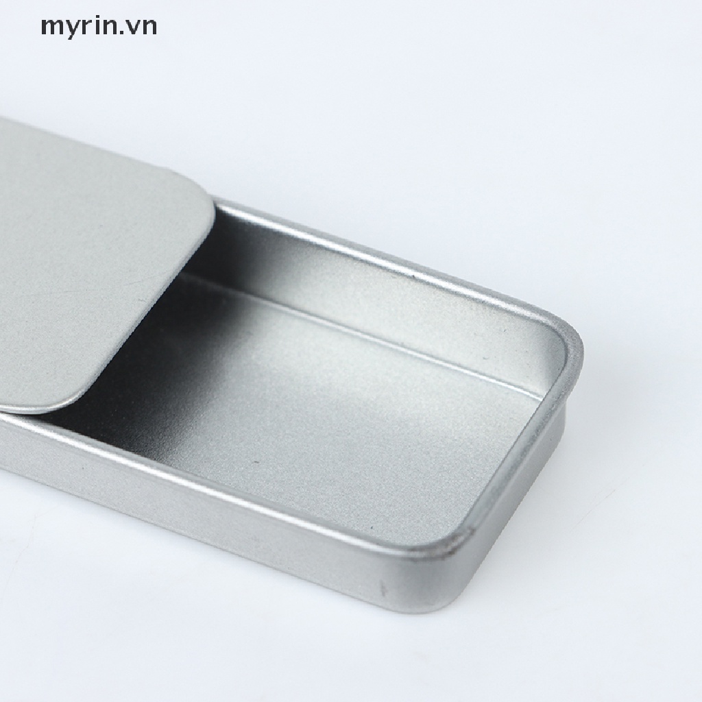 Hộp Thiếc Mini Trượt Đựng Trang Sức Tiện Dụng