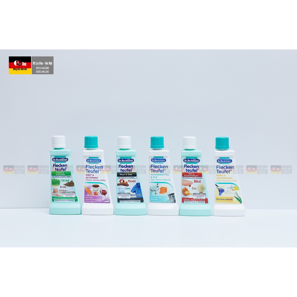 TẨY QUẦN ÁO DÍNH MÁU, TRỨNG, KEM- DR.BECKMANN, 50ml