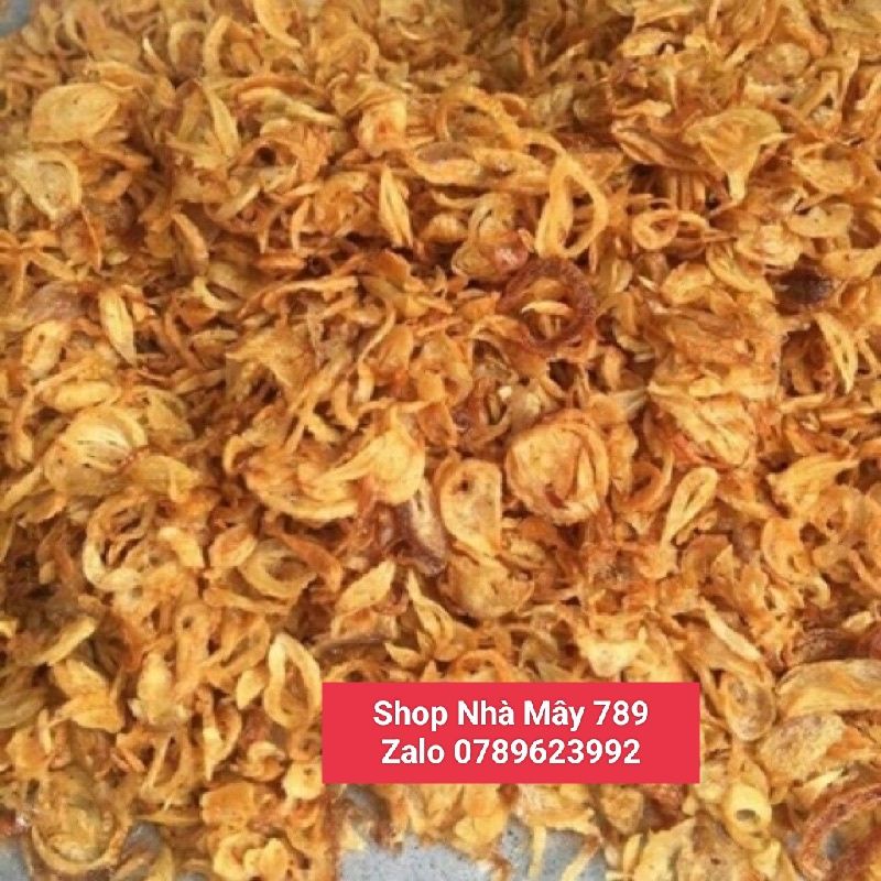 500g hành phi ngon 65k