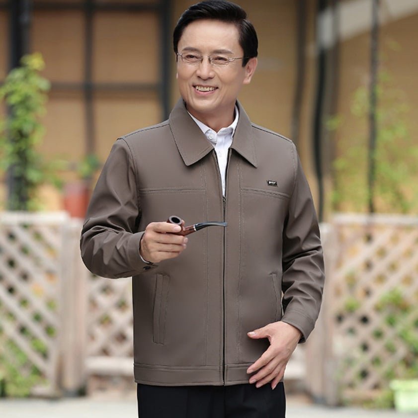 Áo Khoác nam trung niên chống nhăn,chống thấm nước NR207