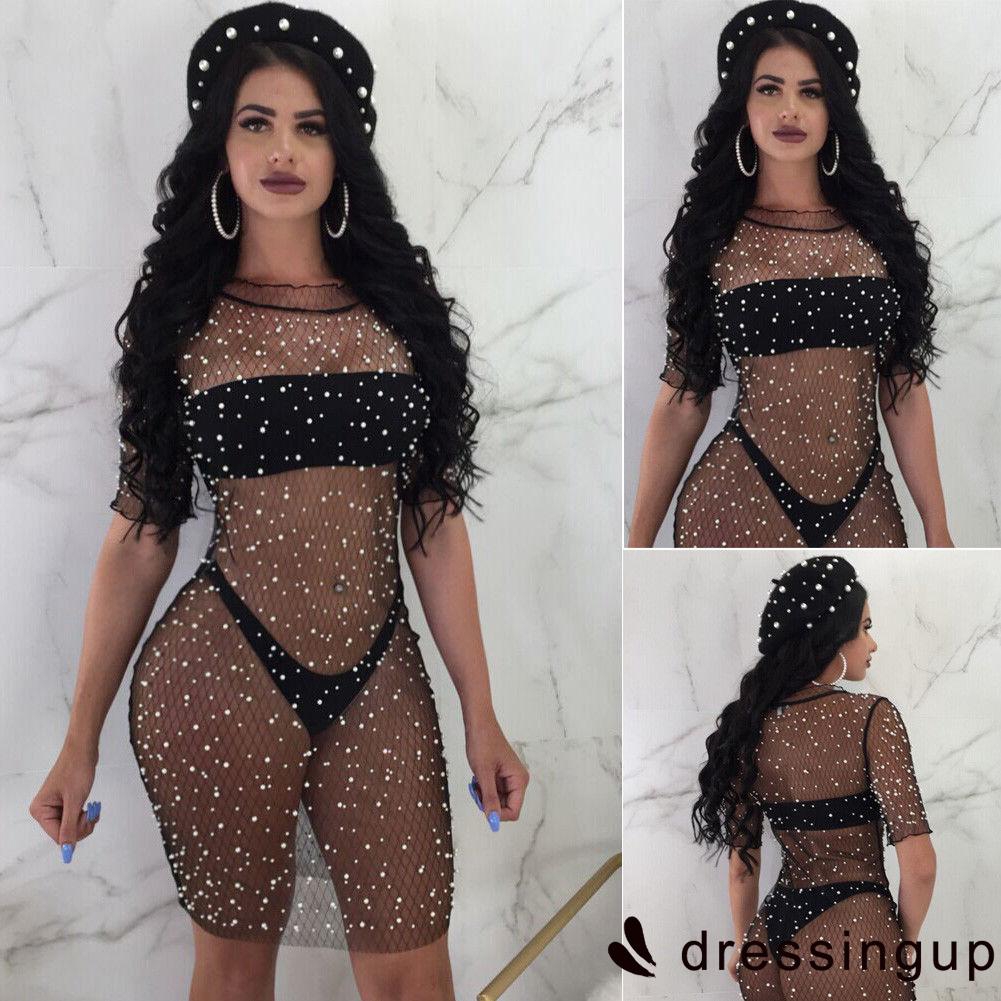 Áo Khoác Ren Đi Biển Chất Vải Xuyên Thấu Quyến rũ Cho Nữ